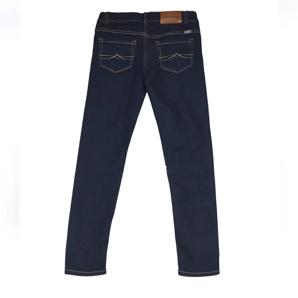 Kids Lucky Brand Zoe Skinny Dark Wash Jeans Size 8